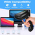 PecuMecu 1D&2D 3-in-1 2.4G PDF417 (TM-10B) Bluetooth Barcode Scanner, Bluetooth & USB Wired & Wireless QR Barcode