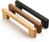 5 2 Walnut Square in pcs Wooden Drawer Pulls Handle pulls for cabinets Kitchen Cabinet Drawer pulls Cabinet Door Pull