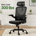 Ergonomic Office Chair, Home Office Desk Chair with Headrest, High Back Computer Chair with Armrests and Adjustable