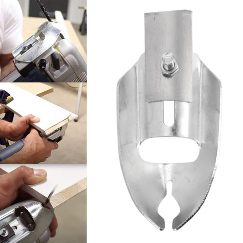 Jigsaw Coping Foot Tool, High Efficiency Steel Woodworking Tool for Most Jigsaw Models