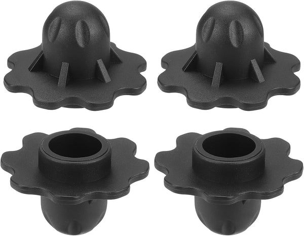 uxcell 4Pcs Camping Chair Foot Cover, 0.71 Inch Plastic Table Legs Feet
