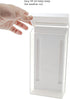 Mommies Marketing Holders Magnetic Breastmilk Bag Storage Container Hygenic Bin with Hinged White Lid Perfect for New