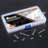 210-Pcs 304 Stainless Steel Round Pan Head Phillips Cross Wood Screws Assortment Kit, # 6 5/16'' to 1-1/2''