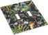 Decorative Palm Trees Double Toggle Light Switch Cover - Floral Tropical Jungle Animals 2 Gang Wall Plate for Home Decor