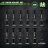 12 1/2-Inch 12-Point Set, 10mm 24mm, 1/2" TecoTek Pieces Drive Deep Metric Impact Socket Cr-V, to Drill Socket Adapter