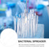 L Shape Coating Rod Petri Dish Glass 3pcs Cell Spreader Laboratory Spreader Supplies