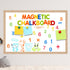 Magnetic Dry Erase Whiteboard Paper, 50 x 18 Inch, Self Adhesive Magnetic Dry Erase Sticker for Wall, Includes 50