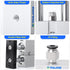 TAILONZ PNEUMATIC 10mm Bore 75mm Stroke Double-Rod Double-Acting Aluminum Pneumatic Air Cylinder