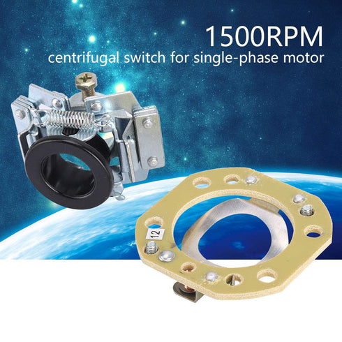Electric Motor Centrifugal Switch, L16-154S 16mm/0.62inch Motor Part, 1500RPM for Single-Phase Motor