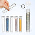 10PCS Clear Plastic Test Tubes with Caps, 10ml Vials Seal Cap Container for Laboratory School Scientific Experiments