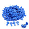 MUYI 100Pcs Blue Double Run or Tap IDC Quick Splice Electrical Tap Solderless Wire Connectors 18-16 AWG (Solid/Stranded)