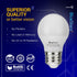 BlueStars A15 LED Refrigerator Light Bulb, 4W (40 Watt Equivalent), E26 Base, 5000K Daylight, 2-Pack