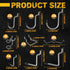 ELEAD 260 Piece Pegboard Hooks, 1/8 and 1/4 inch Organizer Accessories with Pegboard Bins
