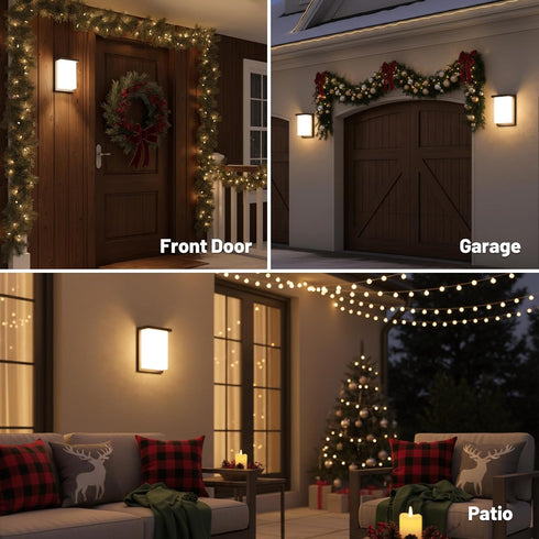 Daxng 24W 3000K Outdoor LED Wall Lights Waterproof Garden Stairway Pathway Lights Villa Balcony Entrance Indoor