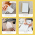 Zerodeko 10Pcs Metal Binder Clips, Medium Paper Clips for Document Organizing, File Clamps for Office School Supplies,
