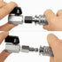 Automotive T-Style Air Plug, 1/4" NPT Female Pneumatic Plugs, Air Compressor Accessories (20-PACK)