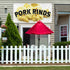Fastasticdeals 4 Grommets 24x36Inches Vinyl Banner Multiple Sizes Pork Rinds Restaurant Cafe Bar C Restaurant & Food