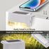 4 Pack Solar Deck Lights Outdoor Small Waterproof LED Step Lamp Outside Decoration Lighting for Stairs, Railing, Fence
