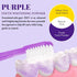 2Pack Teeth Whitening Powder, Purple Teeth Whitening Powder, Toothpaste Power, Keep Breath Fresh, Mint Flavor