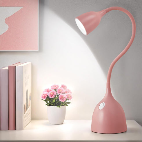 EJIAXIN Gooseneck Desk Lamp 360 LED Flexible Reading Light Small Desk Lamps