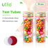 Utile 20pcs Glass Test Tubes, Medium Borosilicate Glass Material, 25ml Test Tubes, with Aluminum Screw caps, 4004.0622.20