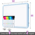 Mr. Pen- Dry Erase Board, 12.5" x 9.5" with 8 Dry Erase Markers and 2 Board Magnets, White Board Dry Erase, Magnetic Dry Erase Board, Small White Board Small Dry Erase Board for Wall by Mr. Pen