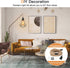 Zevnico 16.5FT E26 Pendant Light Kit, Hanging Lights with Plug in Cord & Switch, Hemp Rope Swag Socket Pendant Lamp