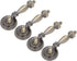 Alvinlite Antique Drawer Cabinet Pull Handle Bronze Handles Single Hole Handle for Bedside Cabinets Office Cabinets