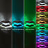 9 White/7 Modes/7 4x4 5x5 2pk HUYIENO Solar Post Cap Lights Outdoor LED Lighting Deck Fence Cap Light Light Modes