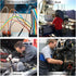 Sopoby 200PCS Heat Shrink Female Spade Connectors, Electrical Crimp Connectors for 16-14 AWG