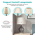 Puanticn E26 8 3 DIY Bottle Lamp Kit, Lamp Kits for Do it Yourself, Edison Screw Bottle Lamp Holder Adaptor with Ft