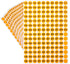 ONUPGO Garage Sale Stickers, 3/4" Round Label Yard Sale Price Stickers, Bright Neon Colors with Blank Label (2240 Pcs)