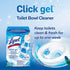 6 Pack Lysol Click Gel Automatic Toilet Bowl Cleaner, Gel Toilet Bowl Cleaner, for Cleaning and Refreshing, Ocean