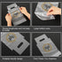 1000 Count 1 Packaging 11 6.3 Inch Whaline Thank You Handle Drinking Bags Cup Handle Drink Carriers Plastic Poly Bags