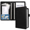 ACdream Server Books for Waitress - Cute Pocket Leather Money Organizer Wallet, Cash Check Bill Receipt Holder, Black