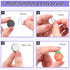 VNDUEEY 100Pcs Ceramic Magnets for Crafts, Strong Adhesive Backing Small Round Discs for DIY, Classroom, Science Hobbies