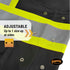 Pioneer Safety Vest for Men, Hi Vis Reflective Solid Neon, 8 Pockets, Zipper, Adjustable for Construction, Traffic,