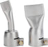 2Pcs Welding Gun Flat Nozzle - Stainless Steel Alloy Tips for Hot Air Torch Gun Soldering Supplies