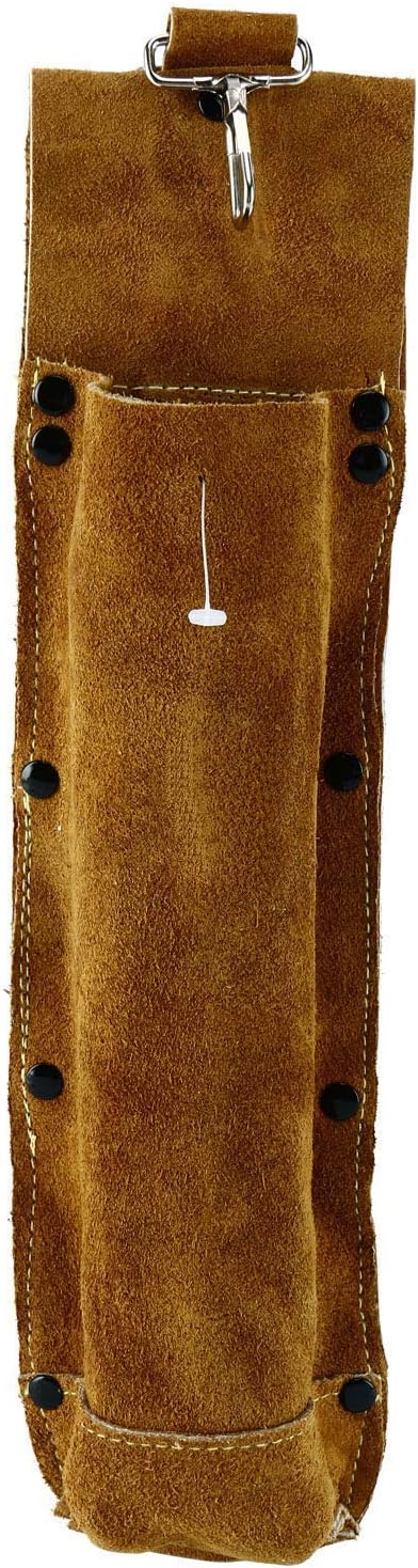 Flame-Resistant Leather Electrode Holder Bag/Welding Rod Pouch (gold brown) - Welding Rod Holder