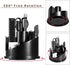 deli 15 Pcs Office Supplies Kit, Desk Accessories Set with Organizer, Staple, Sharpener, Scissors, Binder Clips