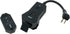 Woods 50125WD Wireless Remote Control Outlet Kit, Electrical Plug In Remote Light Switch, 1 Grounded Outlet, Black