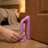 1 Pack Portable Hotel Door Lock Stopper Travel Security Brace Safety, No Drill Stop Bar Fits Inward Swinging Doors