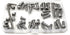 iexcell 50 Pcs Stainless Steel 304 Hex Socket Button Head Cap Screws Bolts Assortment Kit, M6 x 8/10/12/16/20, 1.0 mm