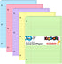 Koogel 300 Sheets Loose Leaf Paper, College Ruled, Colorful Office Filler Paper for 3-Ring Binders