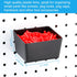 60 Assorted Pegboard Hooks with Bins and 154 Peg Locks/Caps for 1/4 inch & 1/8 Inch Peg Board