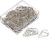 YOKIVE 100 Pcs Drop-Shaped Paper Clip, Silver, 1.3-Inch for Neat Desk and Daily Use