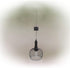 Alpine Corporation 10" Tall Hanging Solar Powered Outdoor Mesh Lantern with LED Lights, Black