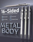 Four Candies 0.5mm Mechanical Pencil Set with Case, 4PCS Metal Pencils and Lead Refills