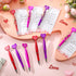 Jetec Valentine's Day Appreciation Gifts, Heart Pens with Thank You Cards, Smile Face Ballpoint Pens for Team Coworker