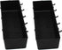 JSP Manufacturing Heavy Duty Black Peg Board Storage Bin - Parts Storage Bins with Hooks for Tool Board Workbench Craft
